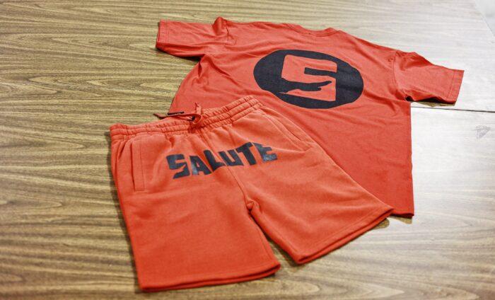 salute 1st-tee and shorts