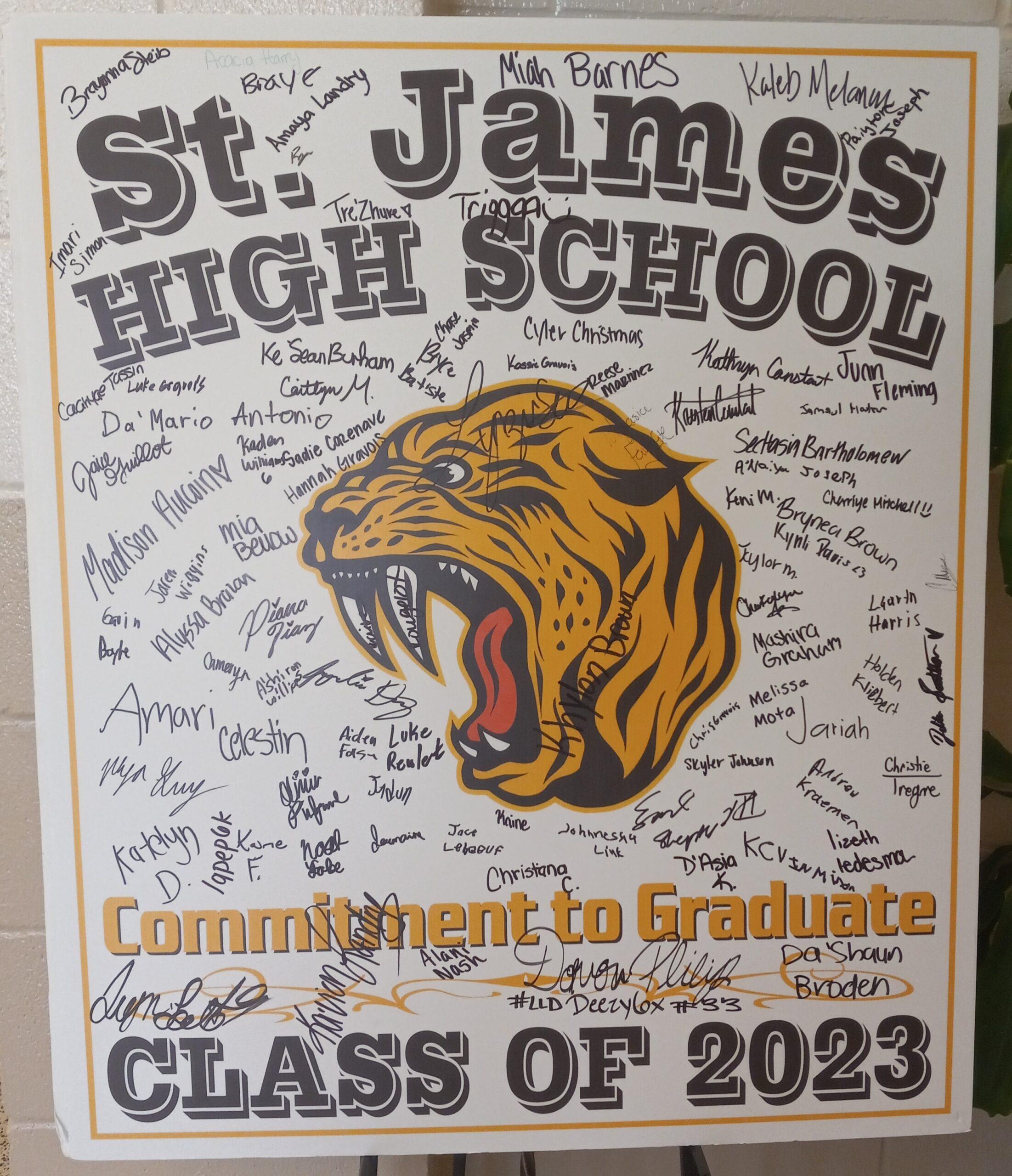 st james class of 2023 commitment to graduate